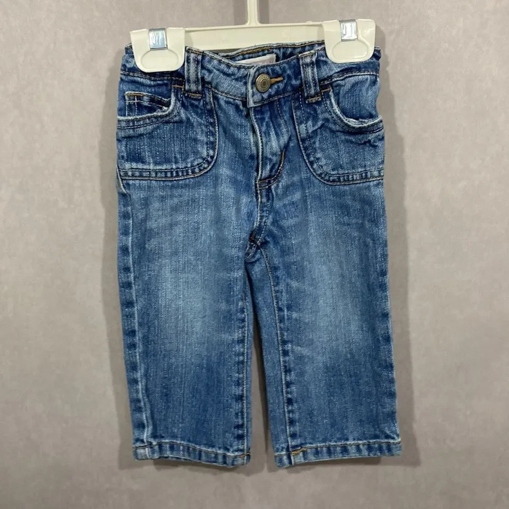 Baby Girl Infant Top with Jeans • Size 12M